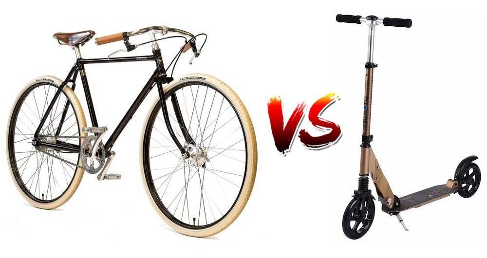 Vélo ou trottinette lequel choisir