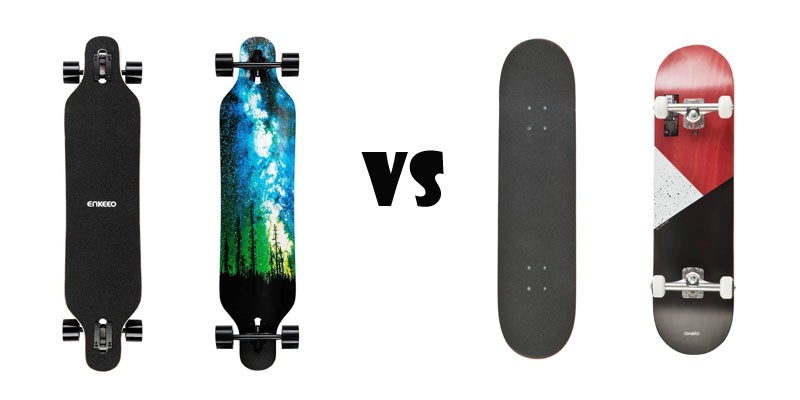 Longboard contre Skateboard