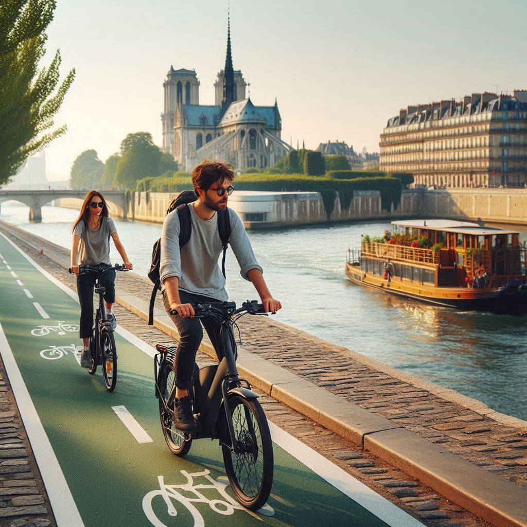 velo-electrique-bord-de-seine